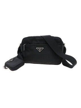 Prada Re-Nylon Shoulder Bag Black